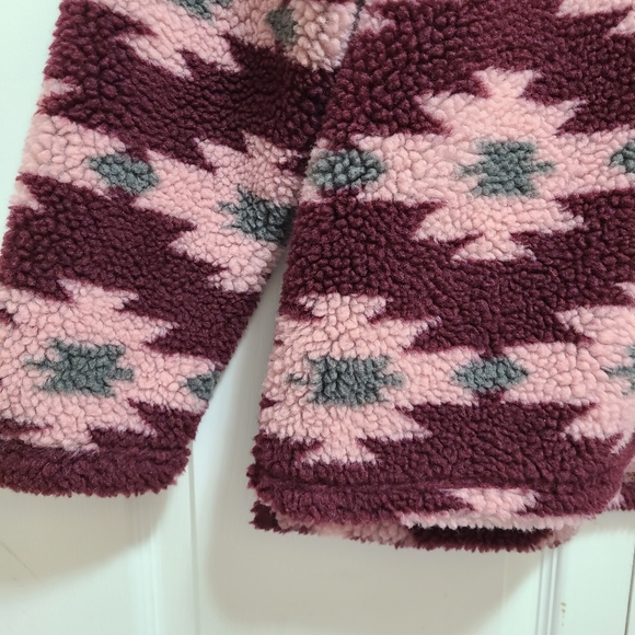 Orvis Sherpa Snow River 1/4‎ Zip Pullover sherpa Sangria Pink Size Large - Picture 7 of 12